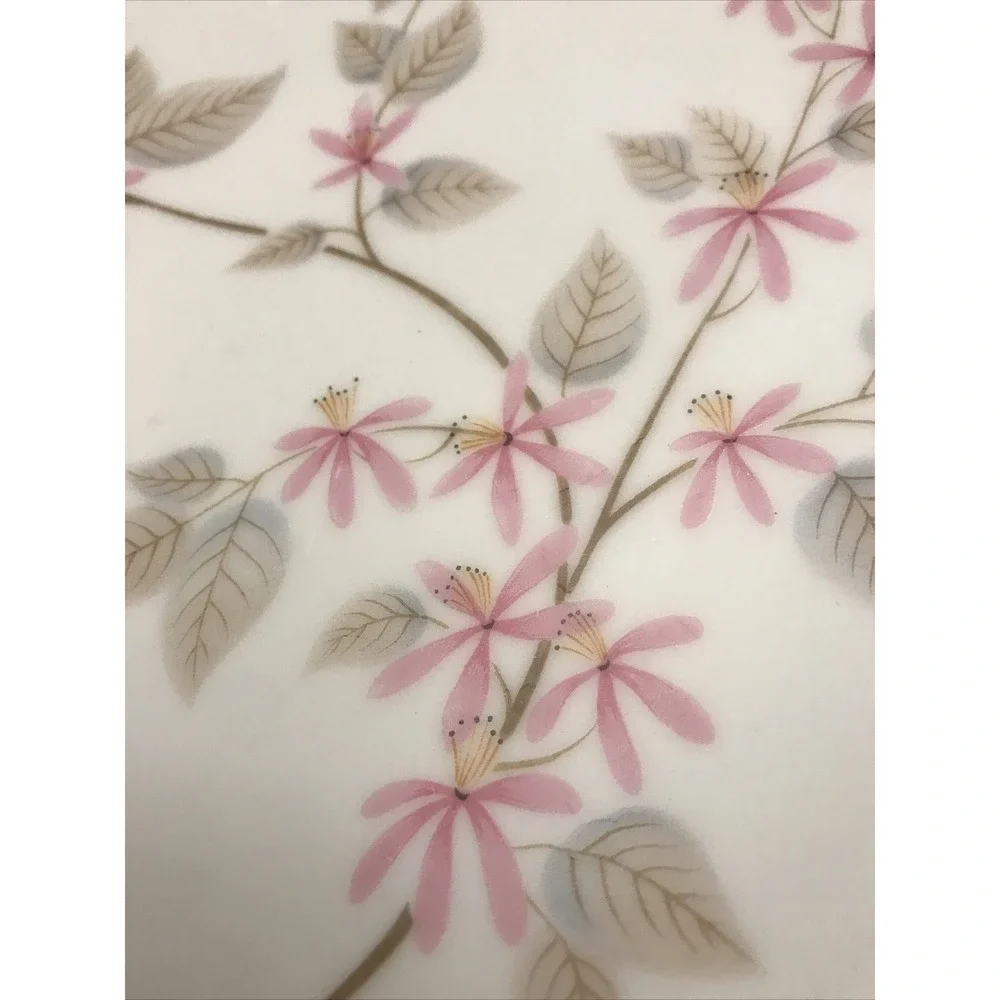 vintage JYOTO Fine China Aida 8154 Pink Floral 12 In‎ Plate